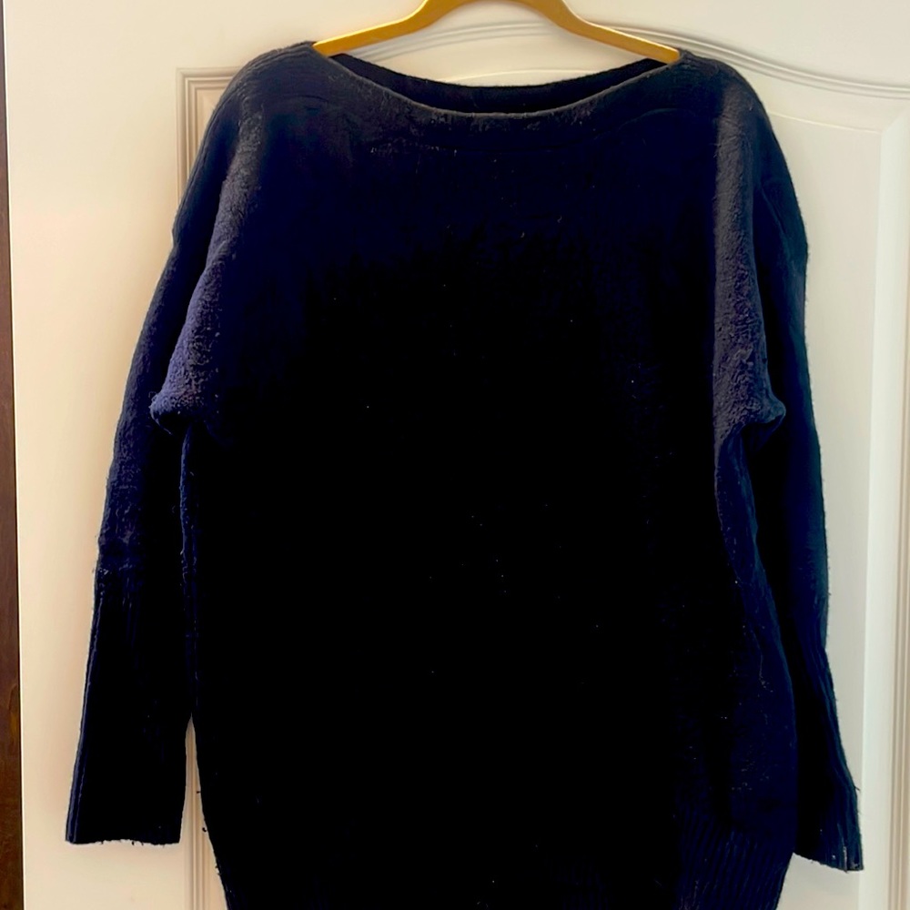 Plain cozy black sweater